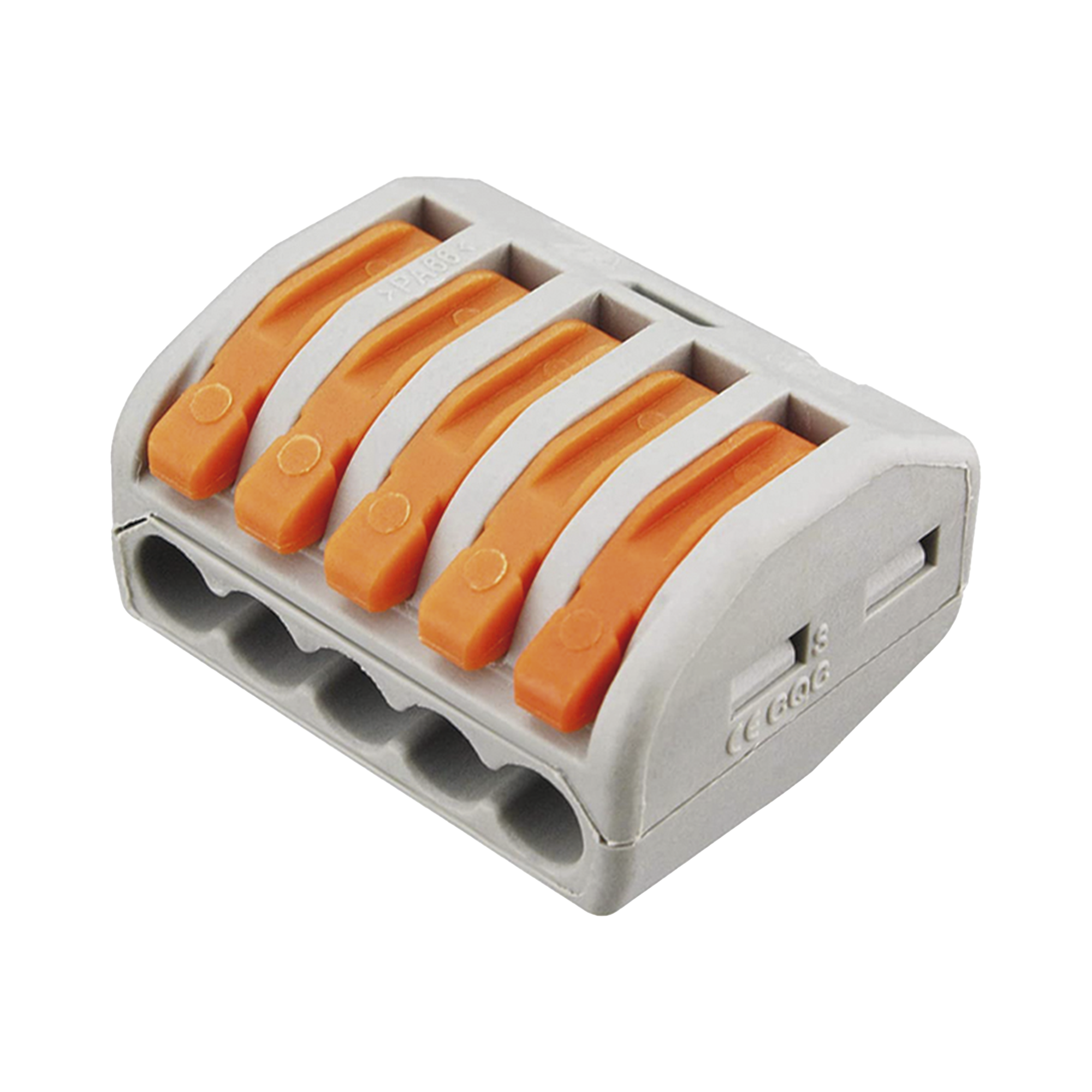 Conector Compacto para 1 Cable de Entrada 4 Cables de Salida / Cables Compatibles 12AWG-28AWG Conector Compacto para 1 Cable de Entrada 4 Cables de Salida / Cables Compatibles 12AWG-28AWG